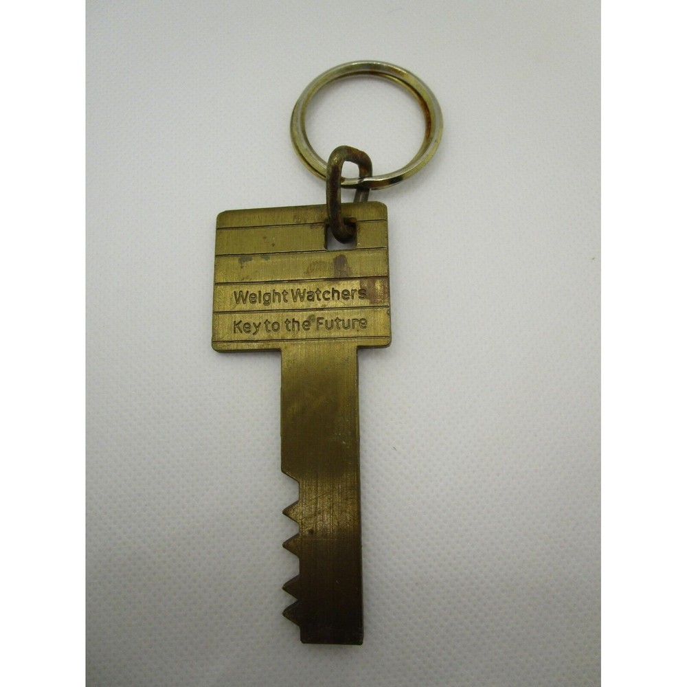 Vintage 3-1/2" Weight Watchers Key To The Future Gold-tone brass